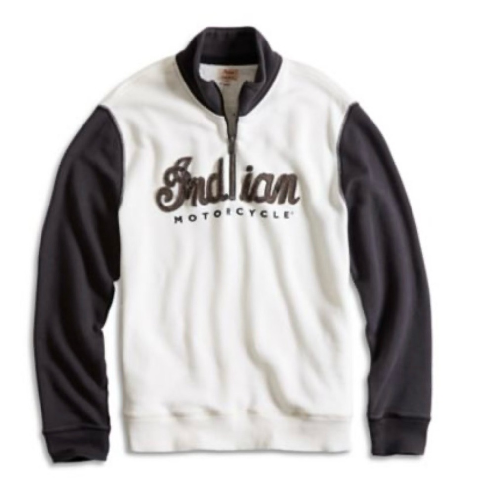Lucky Brand Indian Motorcycle quarter zip